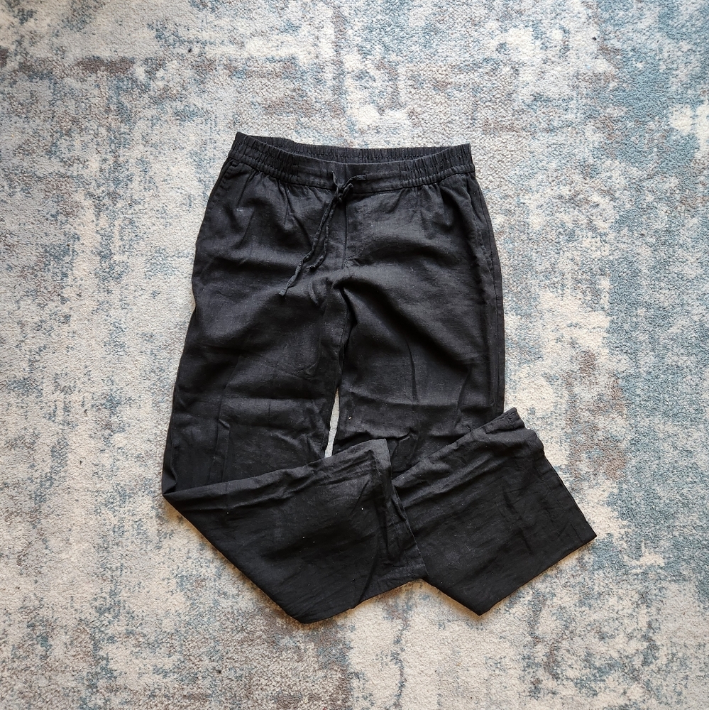 Old Navy Linen pants, black